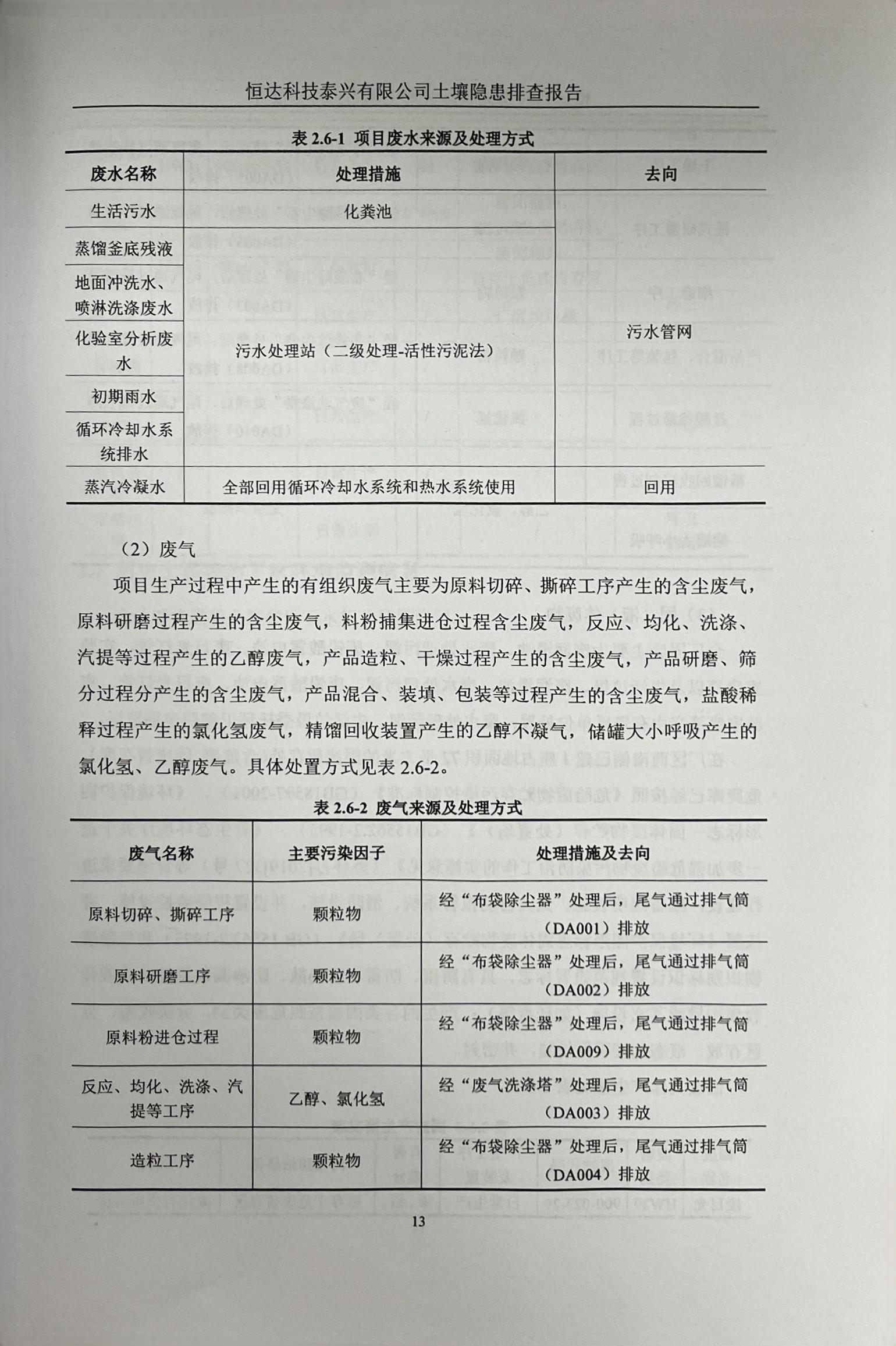 恒达科技泰兴有限公司土壤污染隐患排查报告(图16)