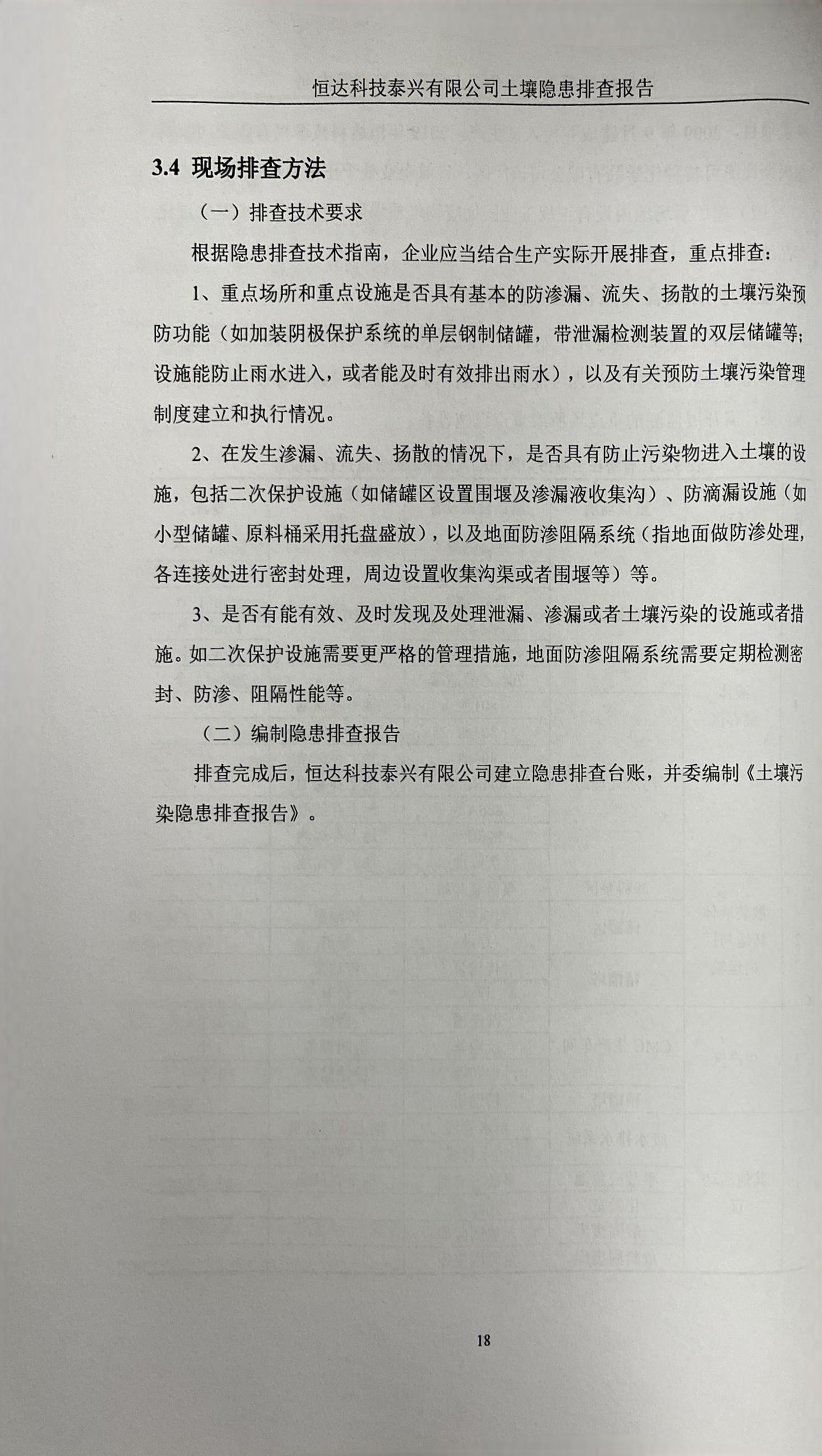 恒达科技泰兴有限公司土壤污染隐患排查报告(图21)
