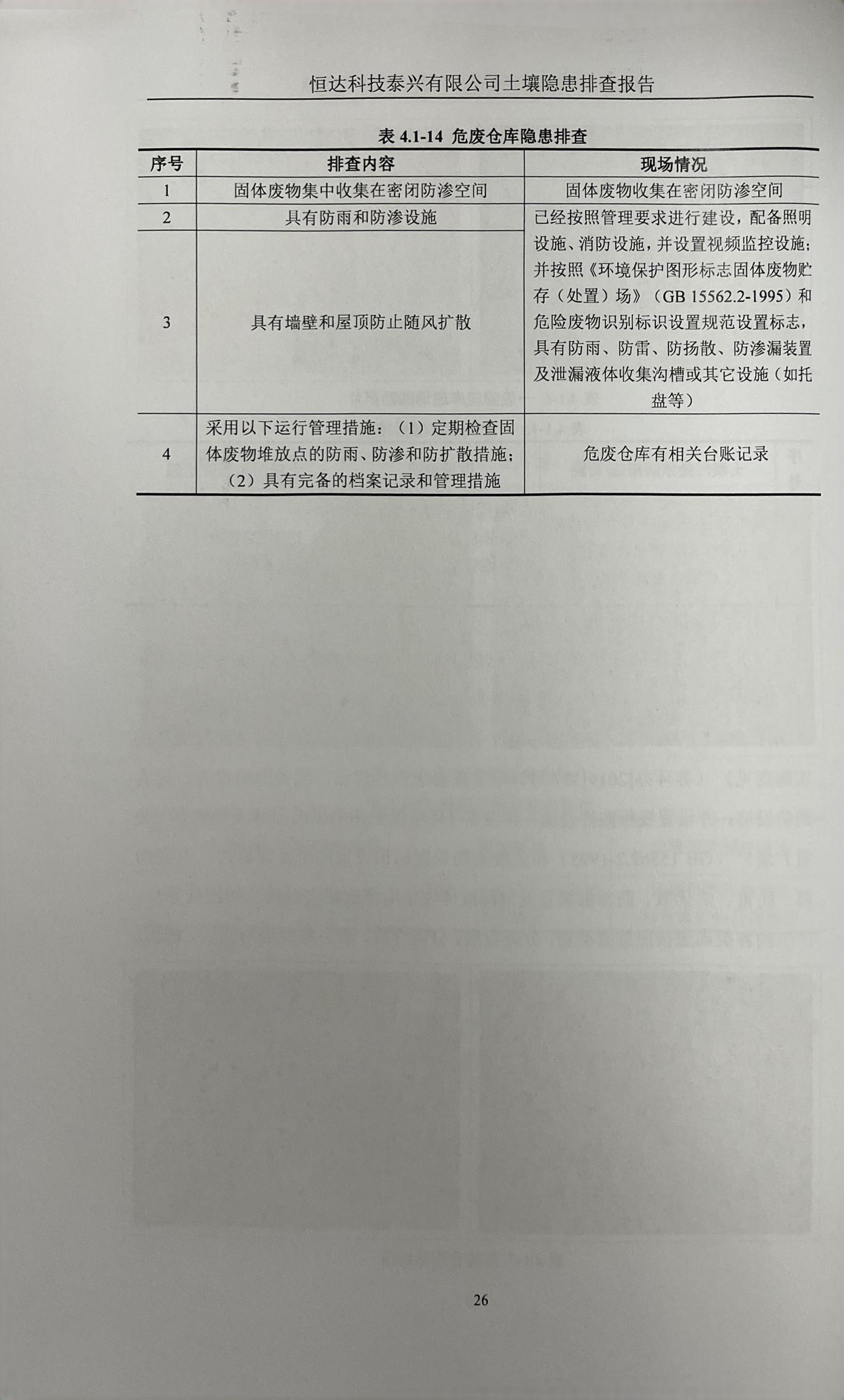 恒达科技泰兴有限公司土壤污染隐患排查报告(图29)